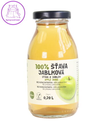 Šťáva JABLKO 100% 0,2L Zdravo 883