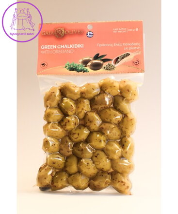 Olivy zelené marinované Oreganem 250g  1802