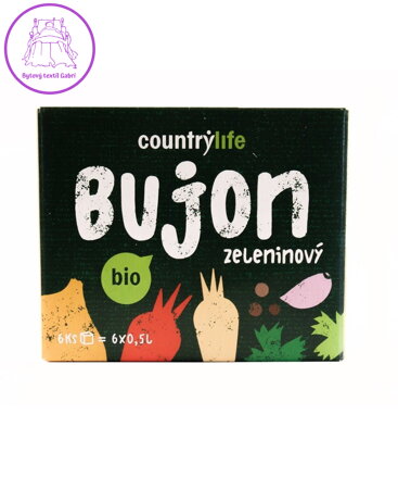 Bujon zeleninový, kostky 66g BIO COUNTRY LIFE 2020