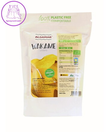 Mořské řasy Wakame 100g BIO ALGAMAR 2019