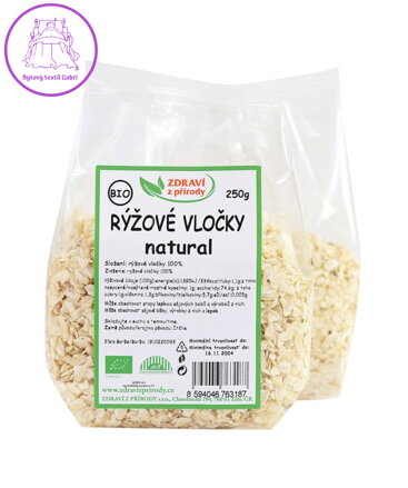 Vločky rýžové BIO 250g ZP 2937