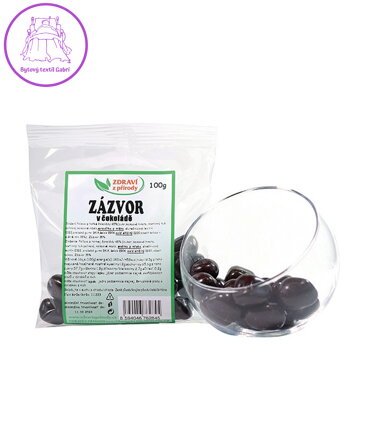 Zázvor v hořké čokoládě 100g ZP 3103