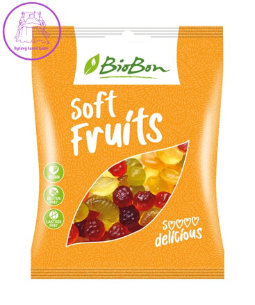 Biobon zahr. ovoce bez želatiny BIO 100g (soft fruits) 241