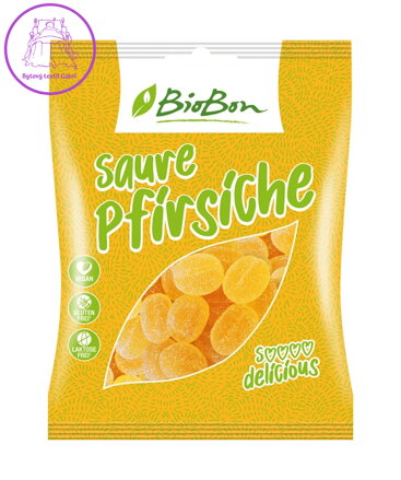 Biobon kyselé broskve BIO 100g 1249