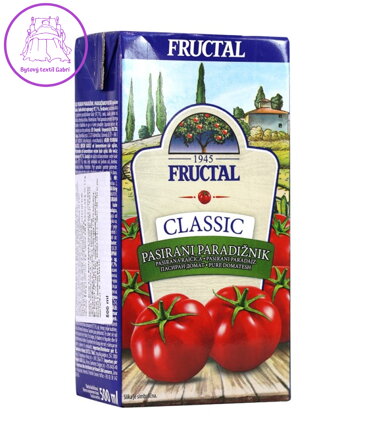 Tomato pasírovaná rajčata 500ml Fructal 390