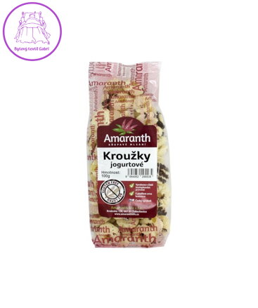 Kroužky jogurtové 100g Amaranth 132