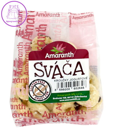 Sváča kroužky jogurt 25g Amaranth 187