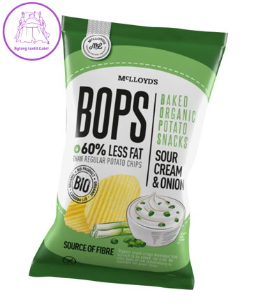 Chips Bops smetana, cibule 85g McLLOYDS 405