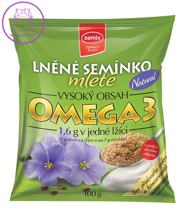 Lněné semínko mleté NATURAL 100g Semix 2492