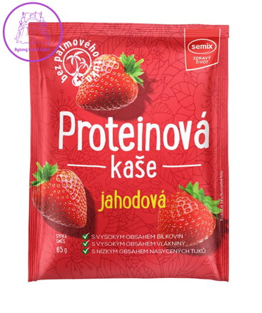 Kaše proteinová kaše jahoda 65g Semix 2518