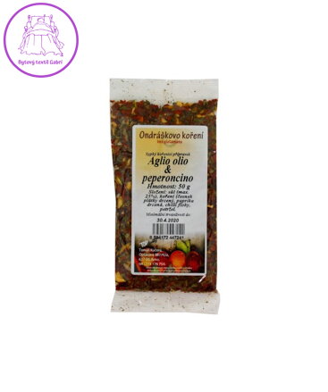 Aglio olio peperoncino 50g Ondráškovo koření 626