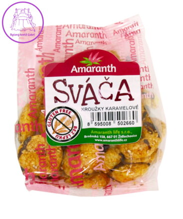 Sváča kroužky karamel 25g Amaranth 188