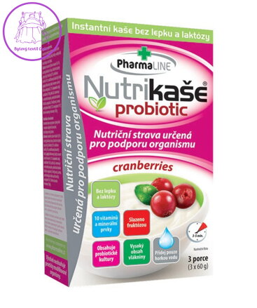 Nutrikaše cranberries 3x60g Mogador 2809