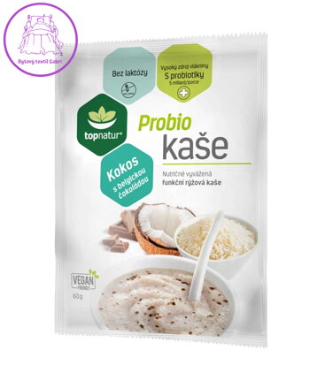 Kaše probio kokos-belgic.čoko 60g Topnatur 2780