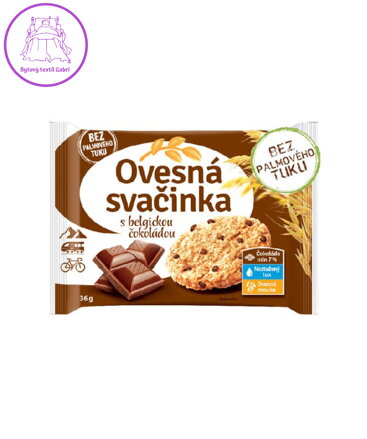 Ovesná svačinka BELG. ČOKO 36g Fammilky 4