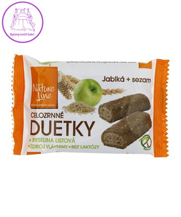 Duetky sušenky jablko sezam 50g PLH 3251