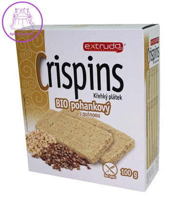 Crispins plátek pohankový s quinoou 100g Extrudo 335