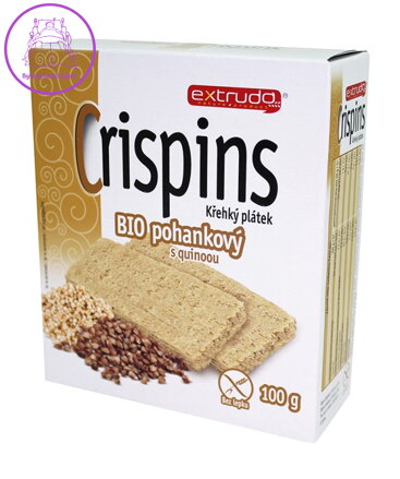 Crispins plátek pohankový s quinoou 100g Extrudo 335