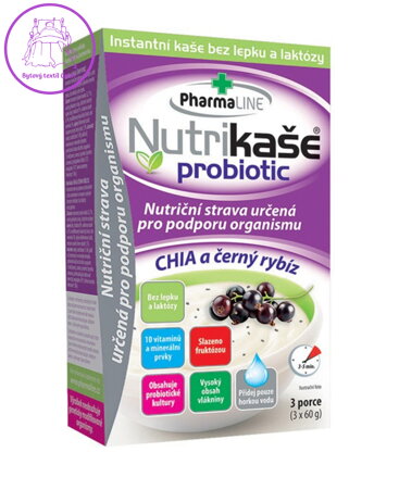 Nutrikaše chia-černý rybíz 3x60g Mogador 587