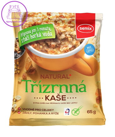 Kaše třízrnná natural 65g BZL Semix 2498