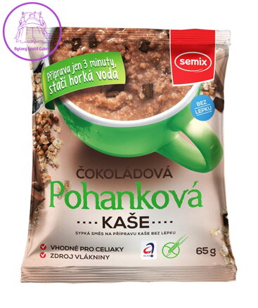 Kaše pohanková čokoládová 65g Semix 2515