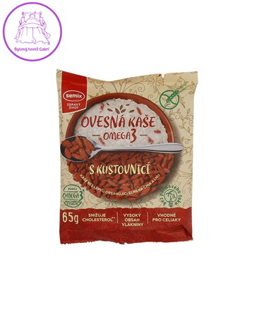 Kaše ovesná omega3 s kustovnicí 65g BZLSemix 2500