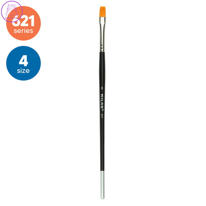 Štětec plochý MILAN č. 4 - 621 Premium Synthetic Štětec plochý MILAN č. 4 - 621 Premium Synthetic