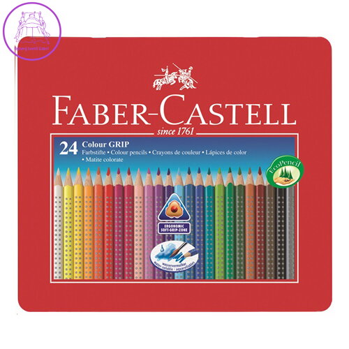 Pastelky Faber-Castell Grip 24 far Pastelky Faber-Castell Grip 24 far
