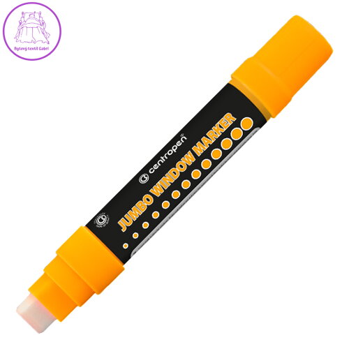Popisovač CENTROPEN 9120 JUMBO oranžový na sklo Popisovač CENTROPEN 9120 JUMBO oranžový na sklo