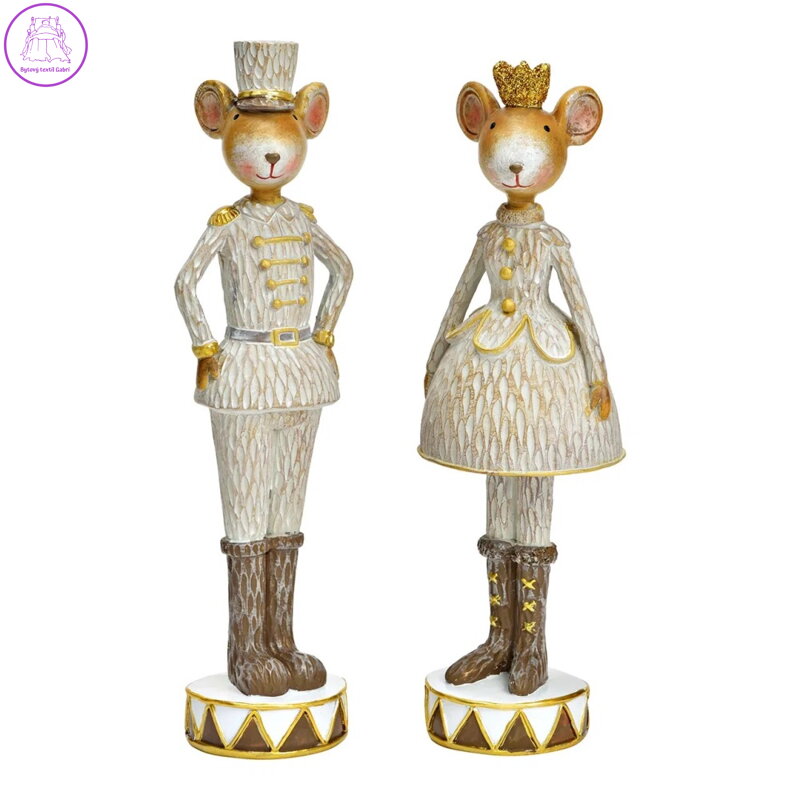 Soška myši 20 cm (mix 2 designů /cena za 1 ks)