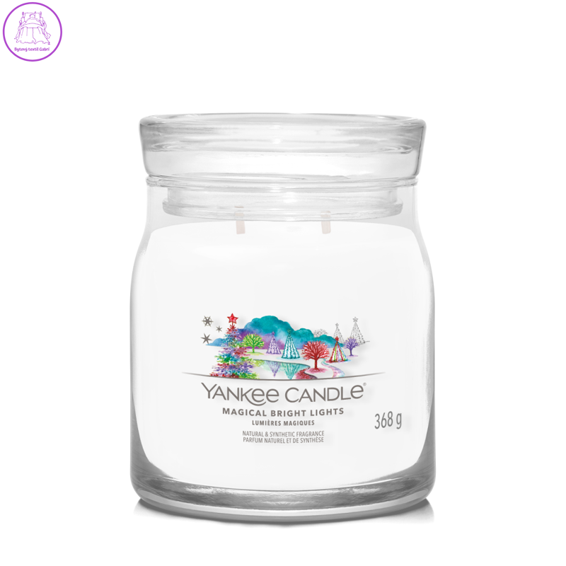 Svíčka Yankee Candle - MAGICAL BRIGHT LIGHTS, střední