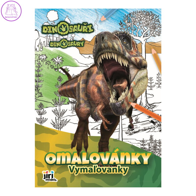 Omaľovanka JM A4 Dinosaury 2 Omaľovanka JM A4 Dinosaury 2