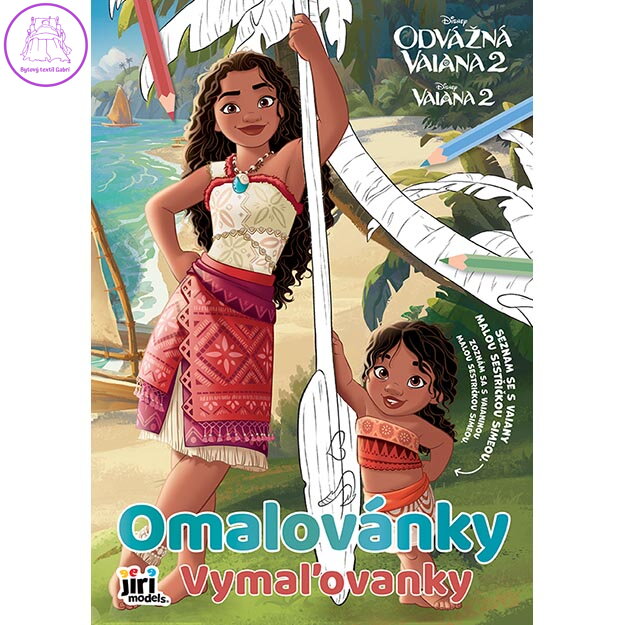 Omalovánka JM A4 - Vaiana 2