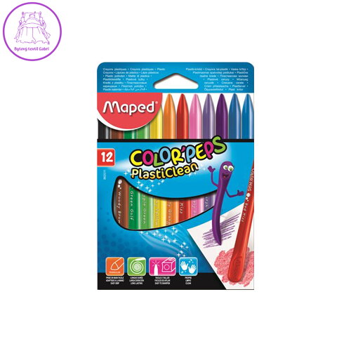 Voskovky MAPED "COLOR`PEPS", 12 ks Voskovky MAPED "COLOR`PEPS", 12 ks