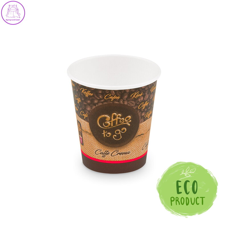Pohár papírový "Coffee to go" 200 ml S (50 ks) Pohár papírový "Coffee to go" 200 ml S (50 ks)