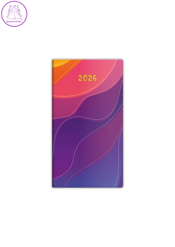 Kapesní diář 2026 - Neapolský dvoutýdenník - design 6