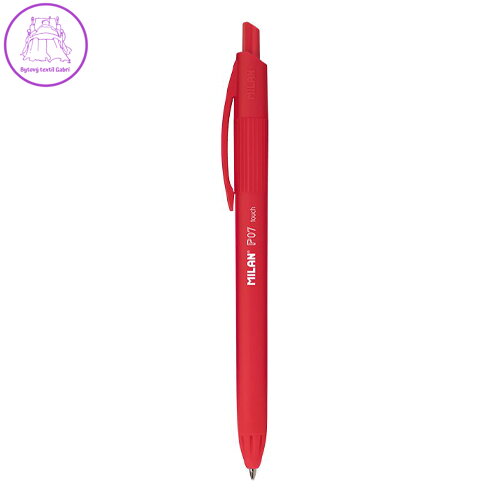 Pero kuličkové MILAN P07 Touch 0,7 mm - červené