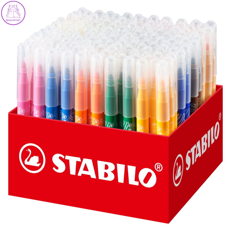 Vláknový fix STABILO power max 140 ks box - 18 různých barev Vláknový fix STABILO power max 140 ks box - 18 různých barev