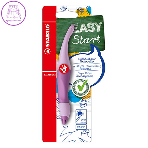 Ergonomický roller pro praváky - STABILO EASYoriginal Pastel - pastelová fialová Ergonomický roller pro praváky - STABILO EASYoriginal Pastel - pastelová fialová