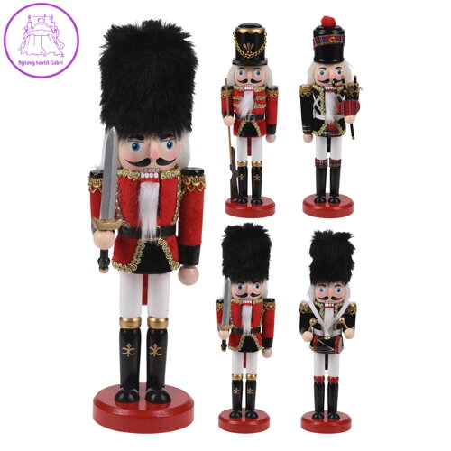 Figurka - Louskáček 25 cm, mix / 1ks Figurka - Louskáček 25 cm, mix / 1ks