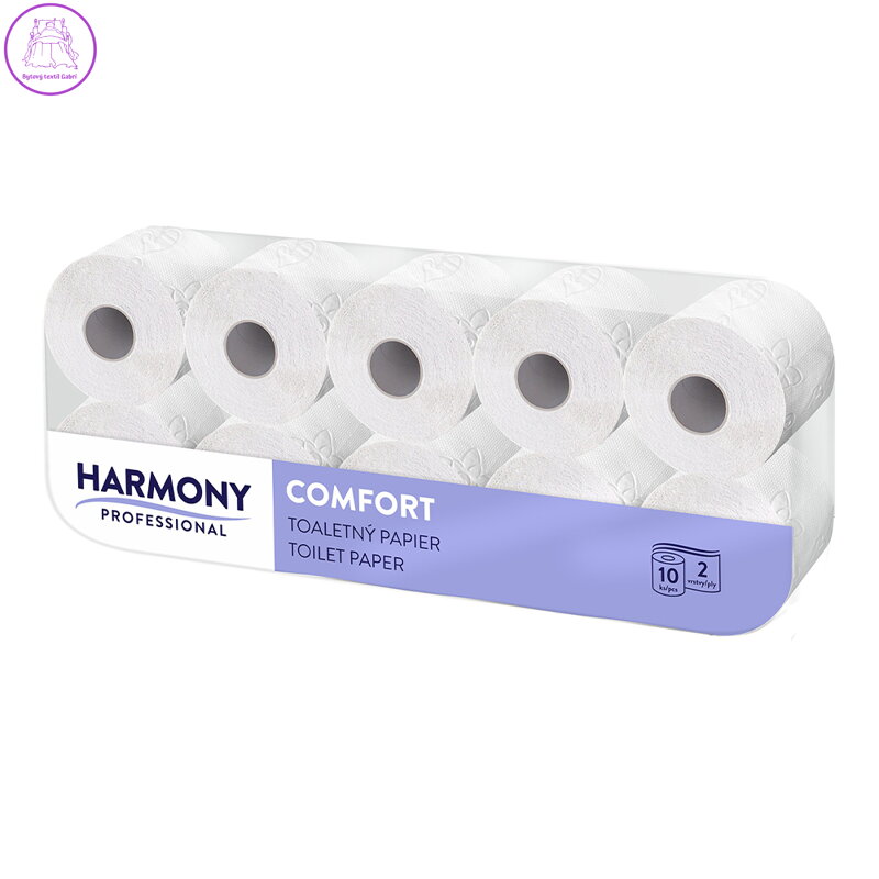 Toaletny papier Harmony, 2-vrstvý, 10 ks/ bal Toaletny papier Harmony, 2-vrstvý, 10 ks/ bal