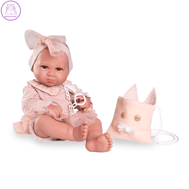 Novorozená panenka Luca s taškou, 42 cm