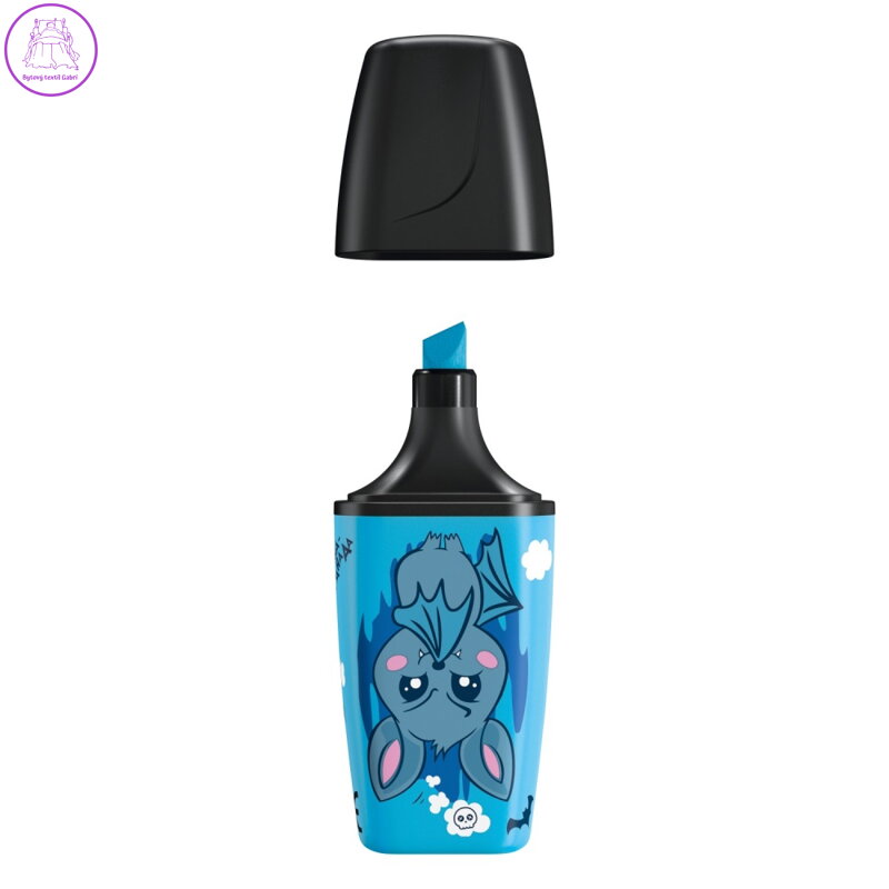 Zvýrazňovač STABILO BOSS MINI Animal Vibes - modrý