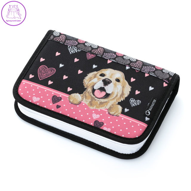 Penál 1-posch. BagMaster Alfa 21 A Black /Pink - Pes