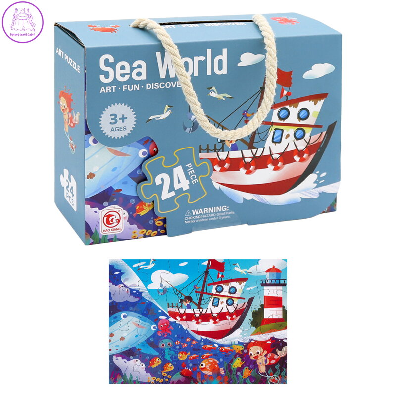 Dětské puzzle 50 x 34 cm (24 dílků) - Mořský svět