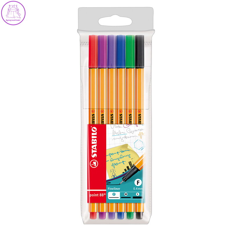 Liner STABILO point 88 sada 6 ks Liner STABILO point 88 sada 6 ks