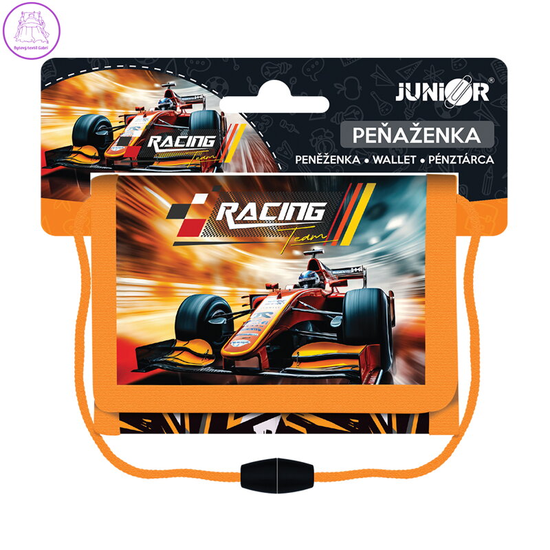 Dětská textilní peněženka JUNIOR S8 - Racing Team