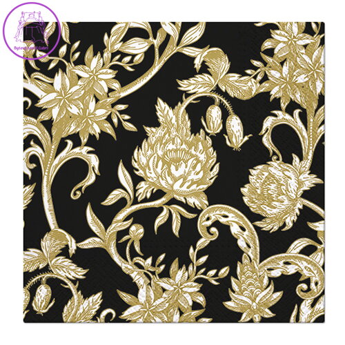 Obrúsky PAW L 33x33cm Baroque Flowers Obrúsky PAW L 33x33cm Baroque Flowers
