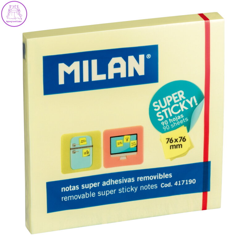 Blok lep MILAN 76 x 76 mm 90 l.