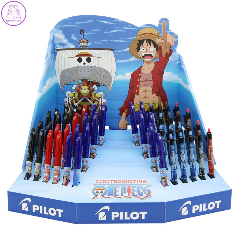Roller gel/guma PILOT Frixion Ball/Clicker/"NARUTO"/mix/rack 48 ks Roller gel/guma PILOT Frixion Ball/Clicker/"NARUTO"/mix/rack 48 ks